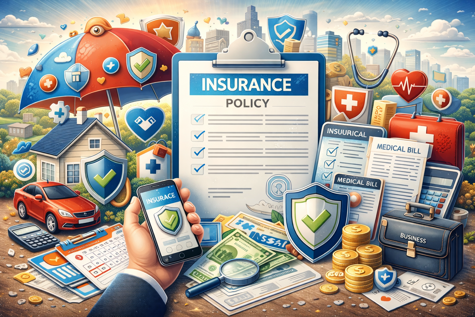 insurance content writing case study