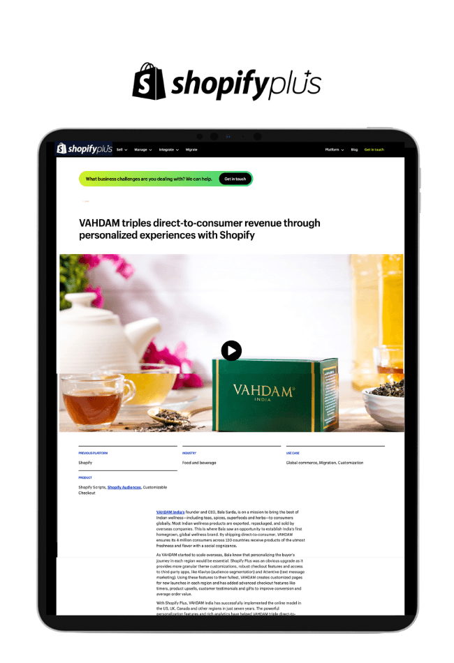 Shopify.com email copywriting services client of fellocraft