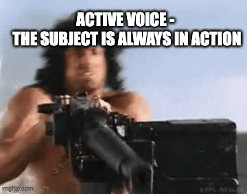Active and Passive Voice